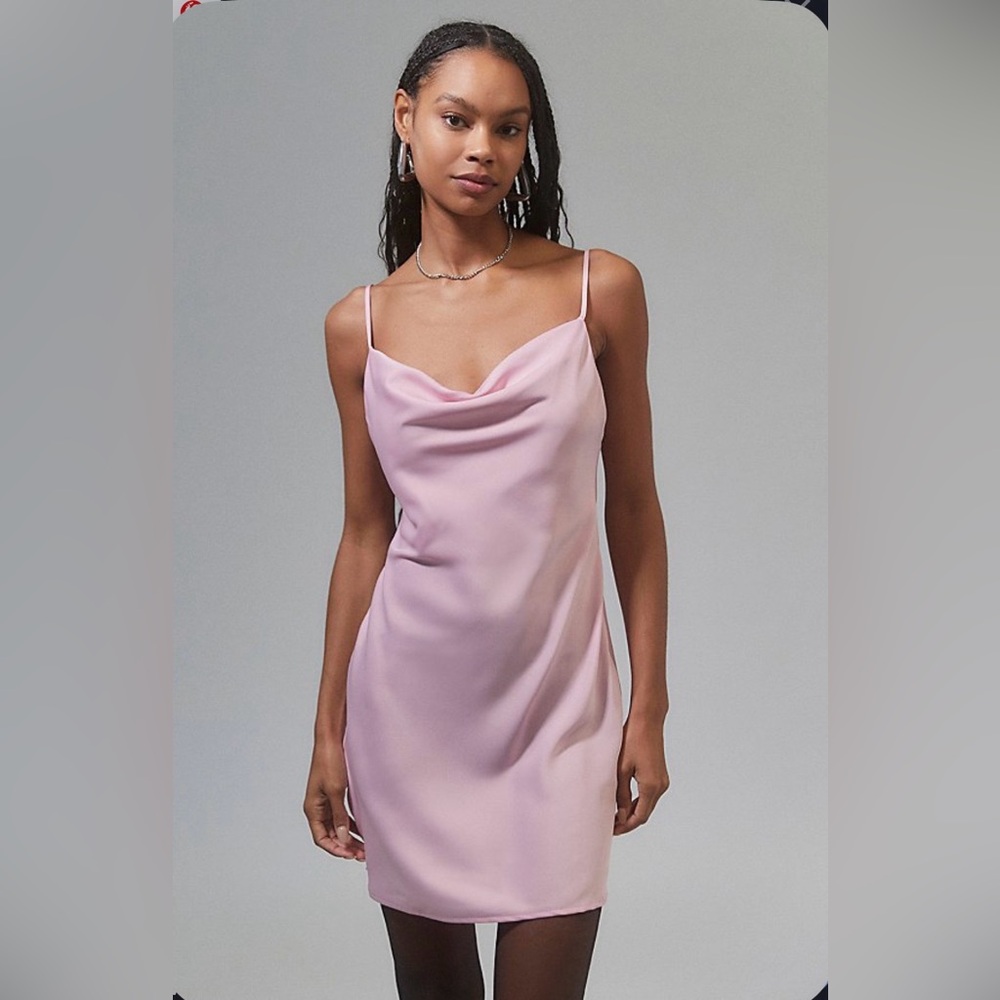 Urban Outfitters Pink Slip Dress